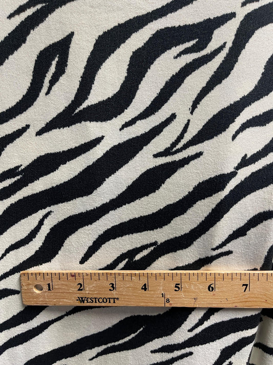 black and White Zebra Print Fabric by the Yard Designer  Home Decor, Drapery, Curtains or Upholstery Zebra Fabric