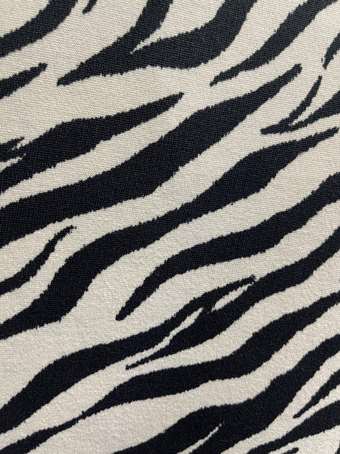 black and White Zebra Print Fabric by the Yard Designer  Home Decor, Drapery, Curtains or Upholstery Zebra Fabric
