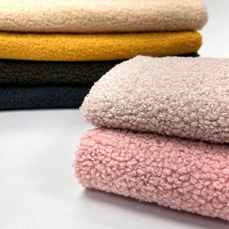 Poodle fabric. Teddy flux Fur fabric. Soft  plush fabric. 60" width. Fabric By The Yard.