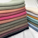 Rib Knit Fabric. Bella Rib hacci rib. light and rib sweater. Fabric for clothes. Rib knit. 60" width. Fabric By The Yard.