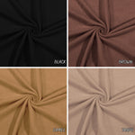 Jac-Rib brush. soft thick winter brush fabric Solid color. Fabric by yard. sweatshirts, cardigan, tops , children's wear