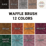 Waffle Brush fabric. SOLIDS VARIETY, Poly Blend, Fabric by the 1/2 Yard, Yard, or Sample, sweater knit fabric, stretch knit, Fashion fabric