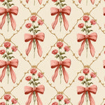 Premium Polyester Deco Ribbon, Floral Design Fabric Trim, Colorful Ribbon for Hair Bows & Scrapbooking, High Quality Textile Ribbon Roll