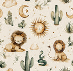 Desert Lion fabric Kids Sewing Cloth