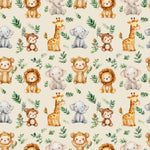 safari anmial  nursery fabric fabric