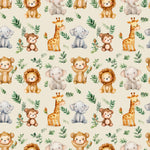 safari anmial  nursery fabric fabric